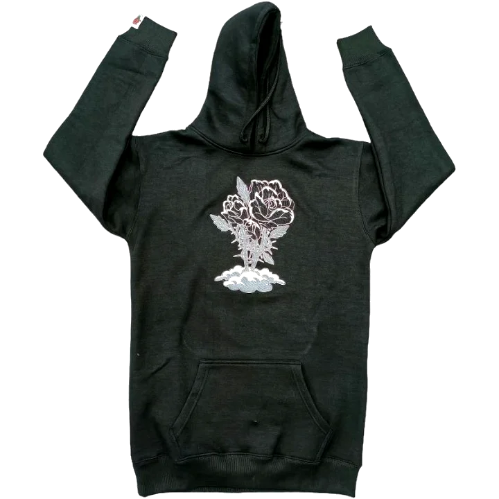 BLACK Rose Hoodie — Signature Edition