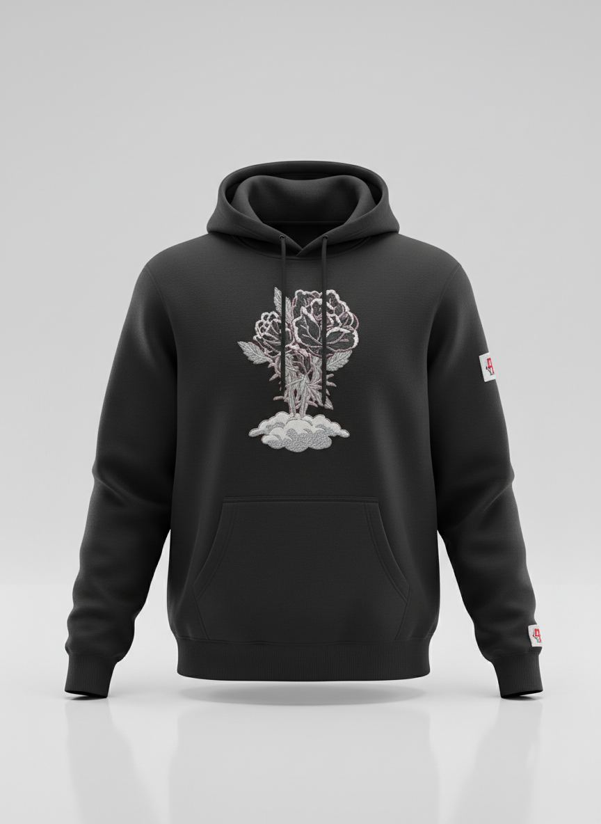 BLACK Rose Hoodie — BLACK ROSE Collection