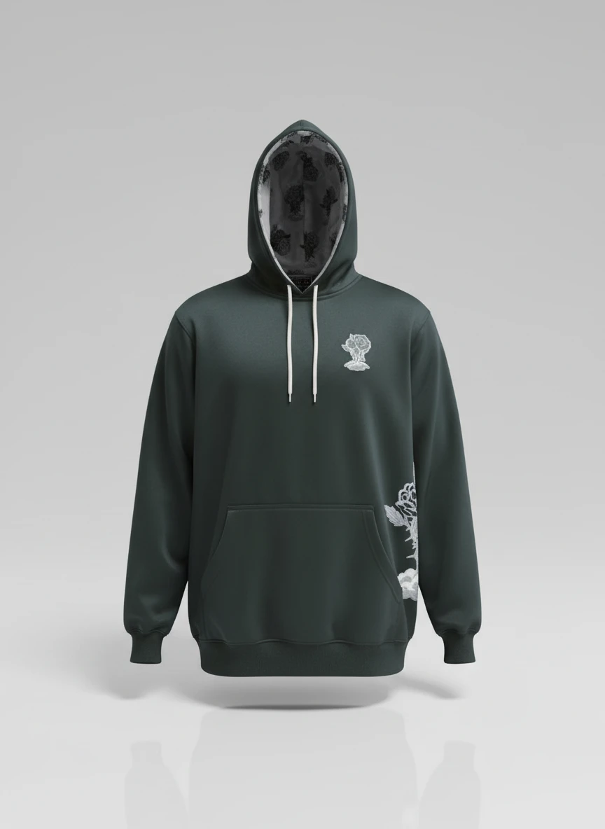 BLACK Rose Hoodie — Signature Edition — BLACK ROSE Collection