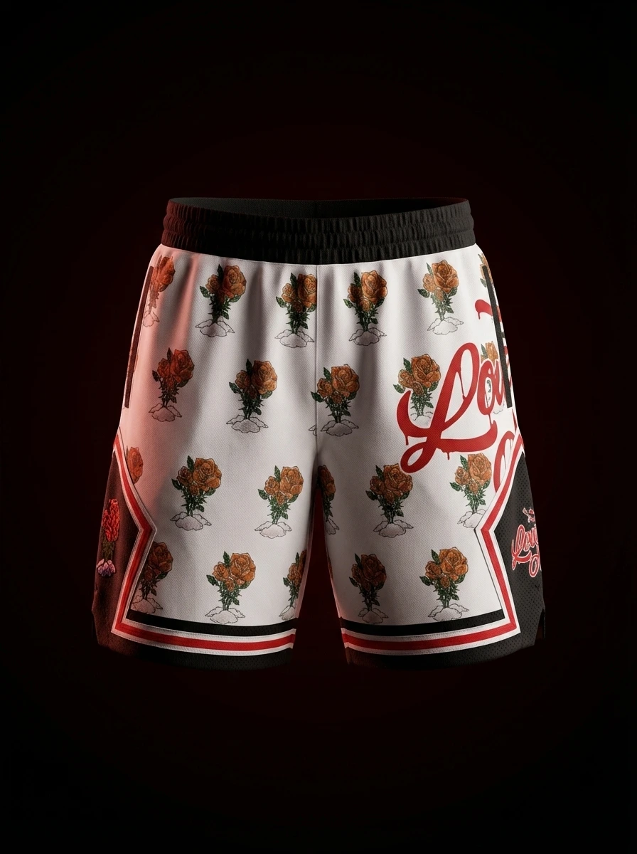 Love Hurts Basketball Shorts