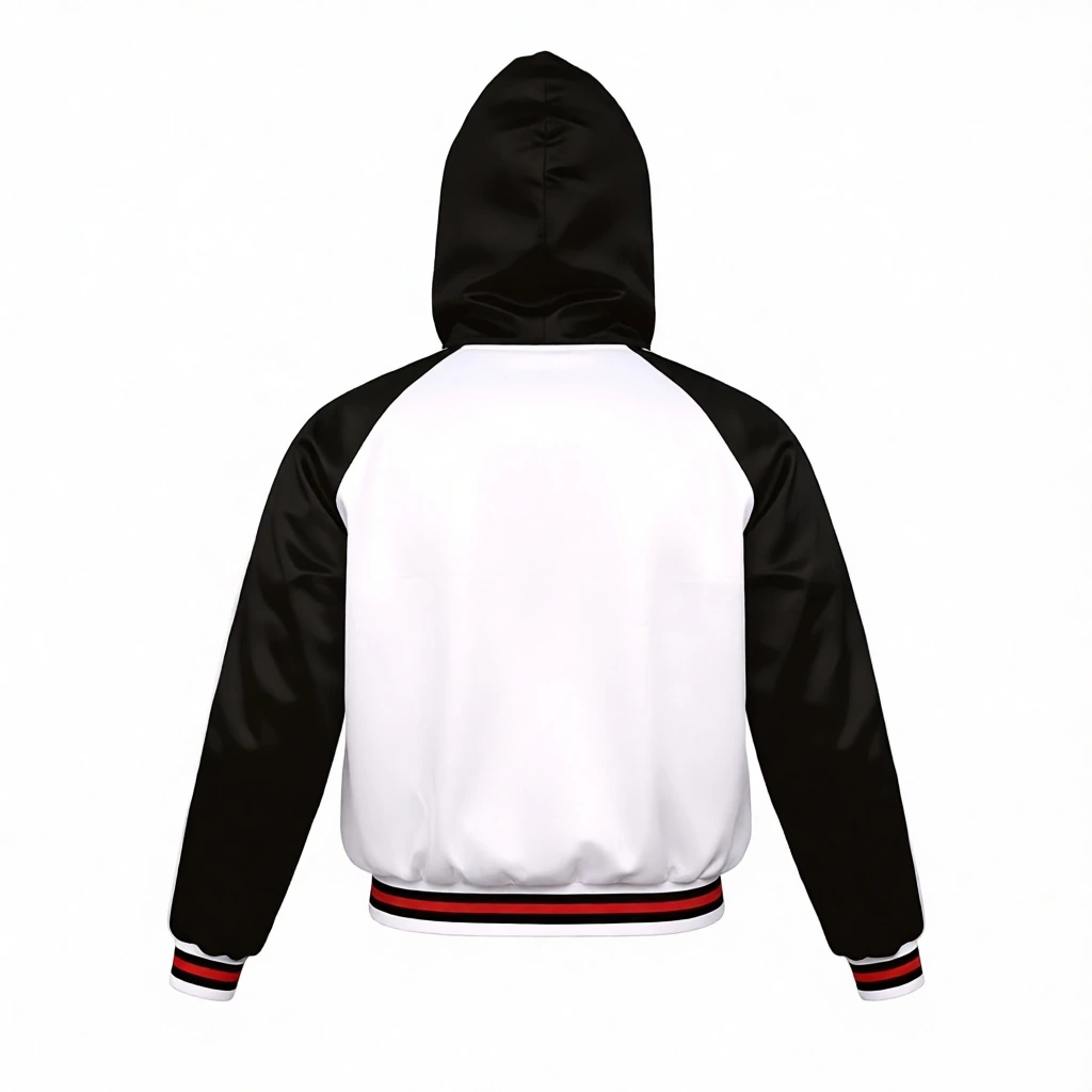 Love Hurts Bomber Jacket &mdash; technical blueprint view