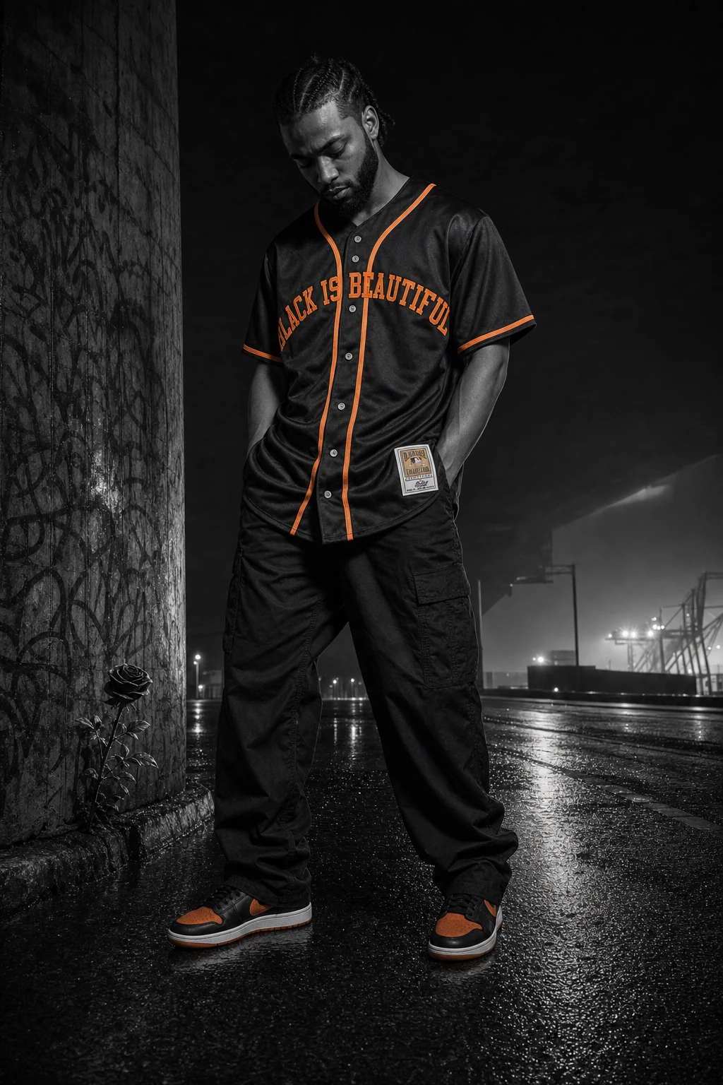 BLACK is Beautiful Jersey Series: 0. Baseball Classic (Giants) — front
